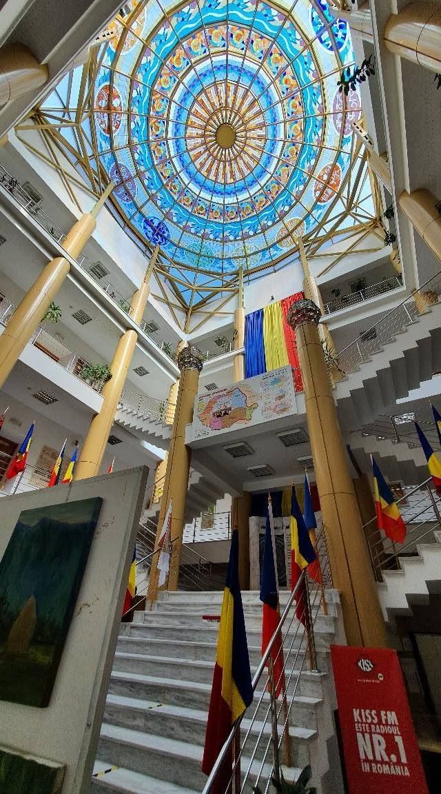 World's Largest Stained Glass Dome, world record in Râmnicu Vâlcea, Romania World's Largest Stained Glass Dome, world record in Râmnicu Vâlcea, Romania