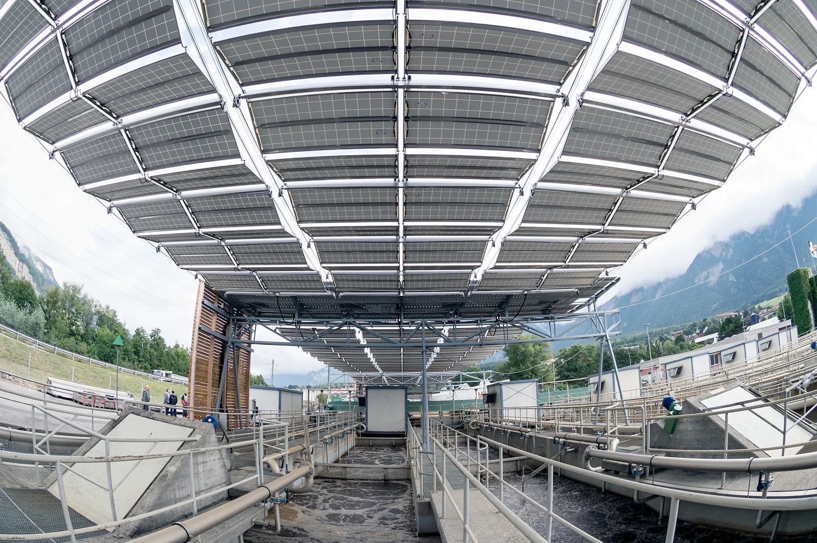 World’s Largest Foldable Solar Roof, world record in Switzerland
