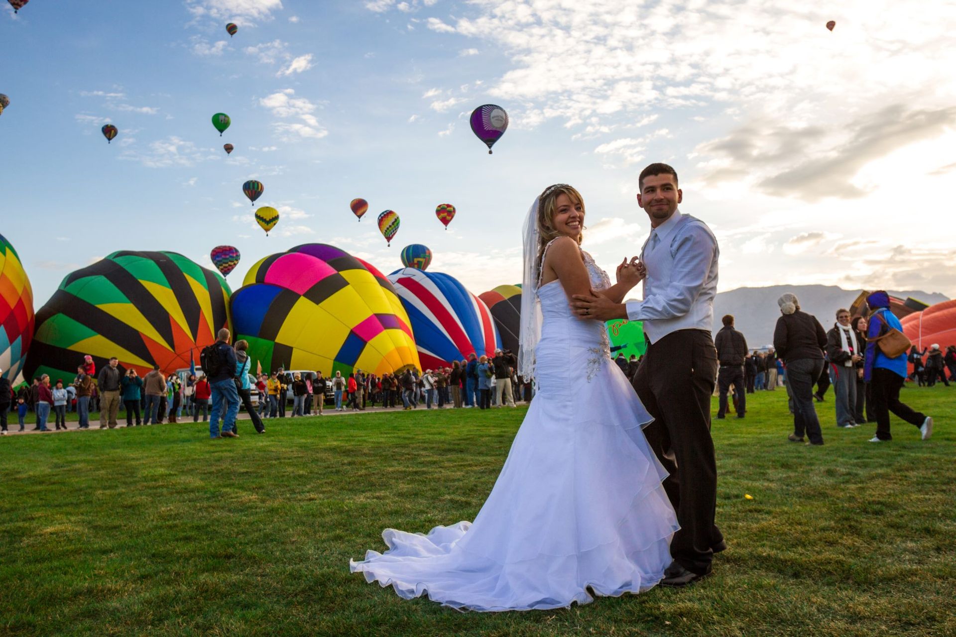 World's Largest Hot Air Balloon Festival, world record in Albuquerque, New Mexico
