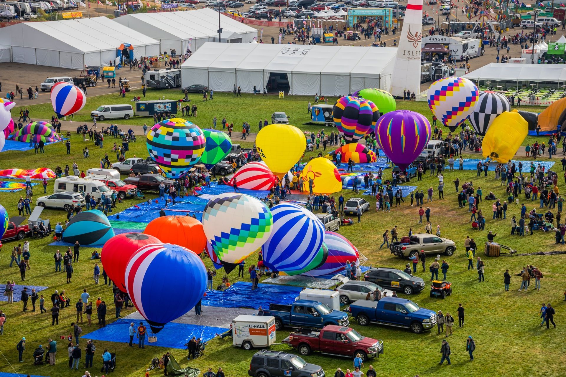 World's Largest Hot Air Balloon Festival, world record in Albuquerque, New Mexico
