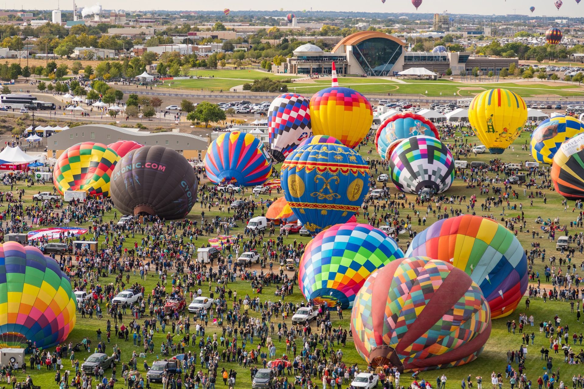 World's Largest Hot Air Balloon Festival, world record in Albuquerque, New Mexico
