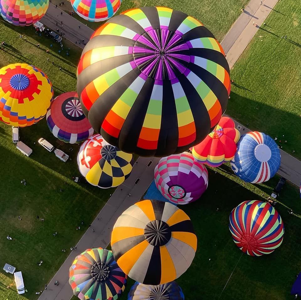 World's Largest Hot Air Balloon Festival, world record in Albuquerque, New Mexico
