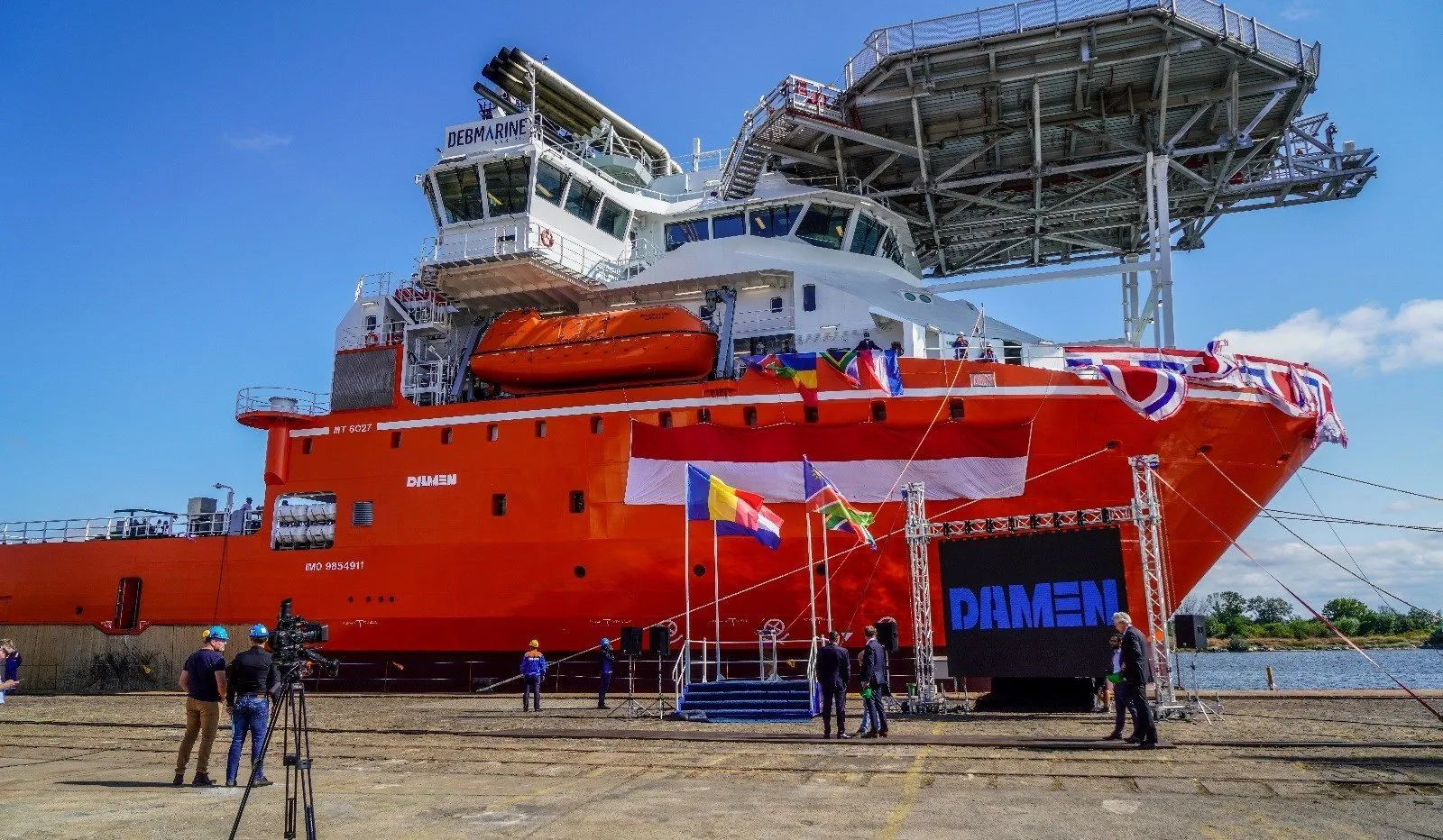 
World's Largest Diamond Recovery Vessel, world record set in Mangalia, Romania
