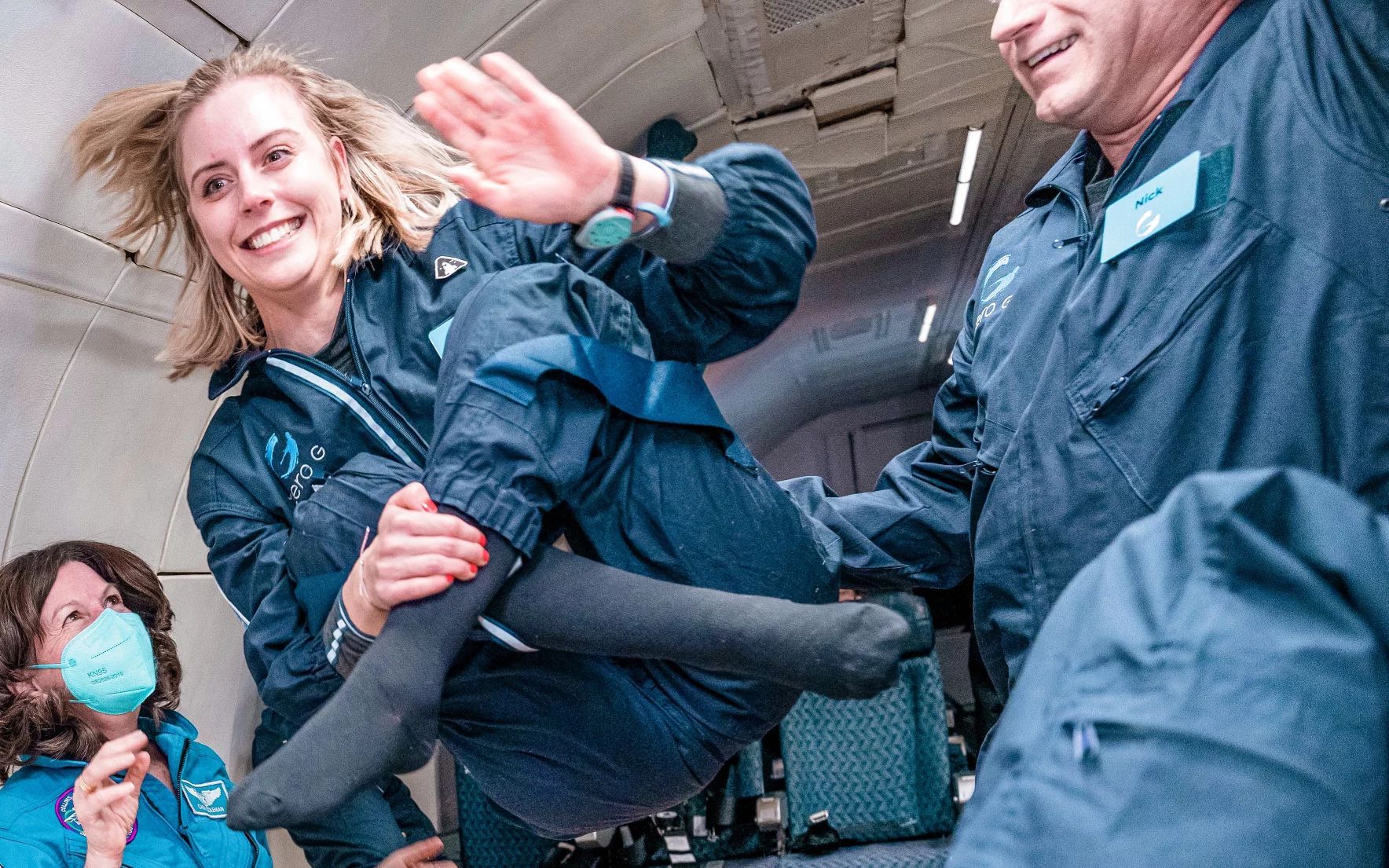 World's first wheelchair user to travel to space, Michaela Benthaus sets world record