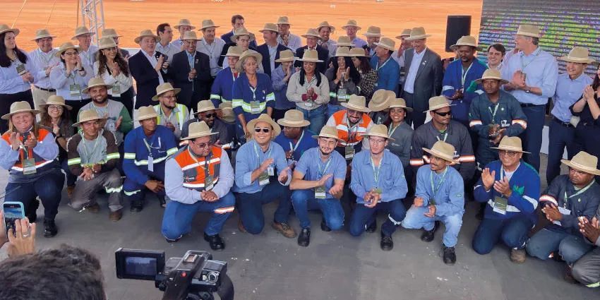World's largest single-phase pulp mill, world record in Inocência, Brazil