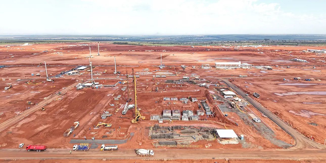 World's largest single-phase pulp mill, world record in Inocência, Brazil