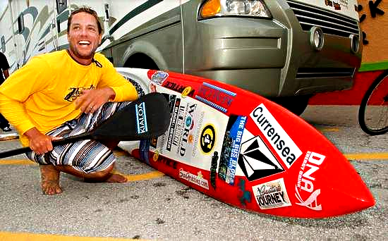  Longest Stand Up Paddle board journey-world record set by Justin DeBree