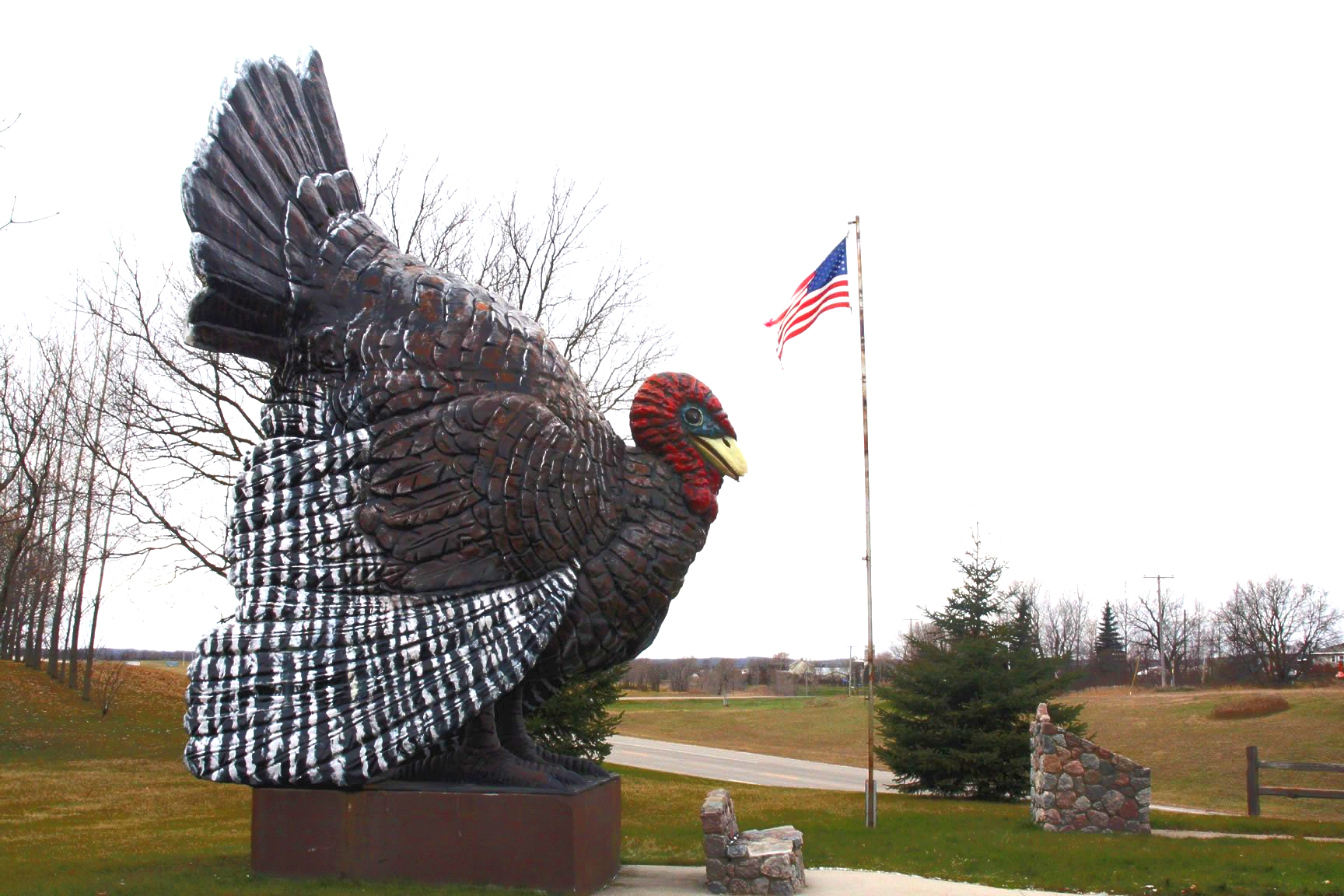 Largest monument to the Turkey: Frazee's 'Big Tom' sets world recor