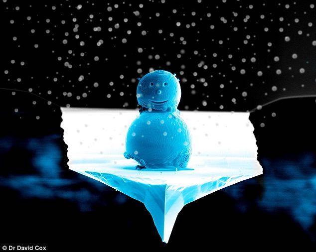 Smallest 'snowman' - National Physics Laboratory sets world record
