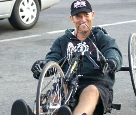 Longest handcycle ride:world record set by Ryan Nichols