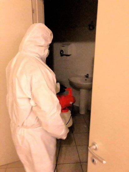 Disinfezione bagno