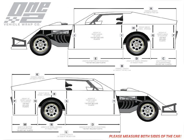 A black and white drawing of a car with measurements on it.