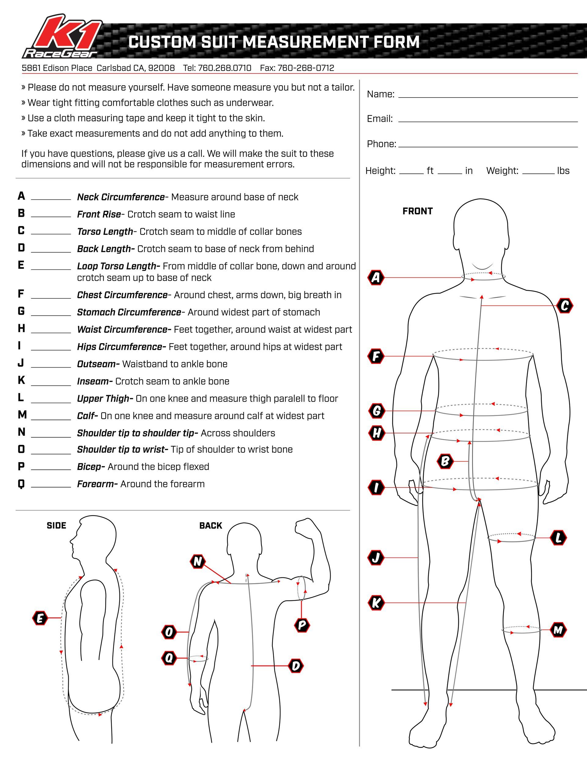 A black and white drawing of a man 's body with measurements on it.