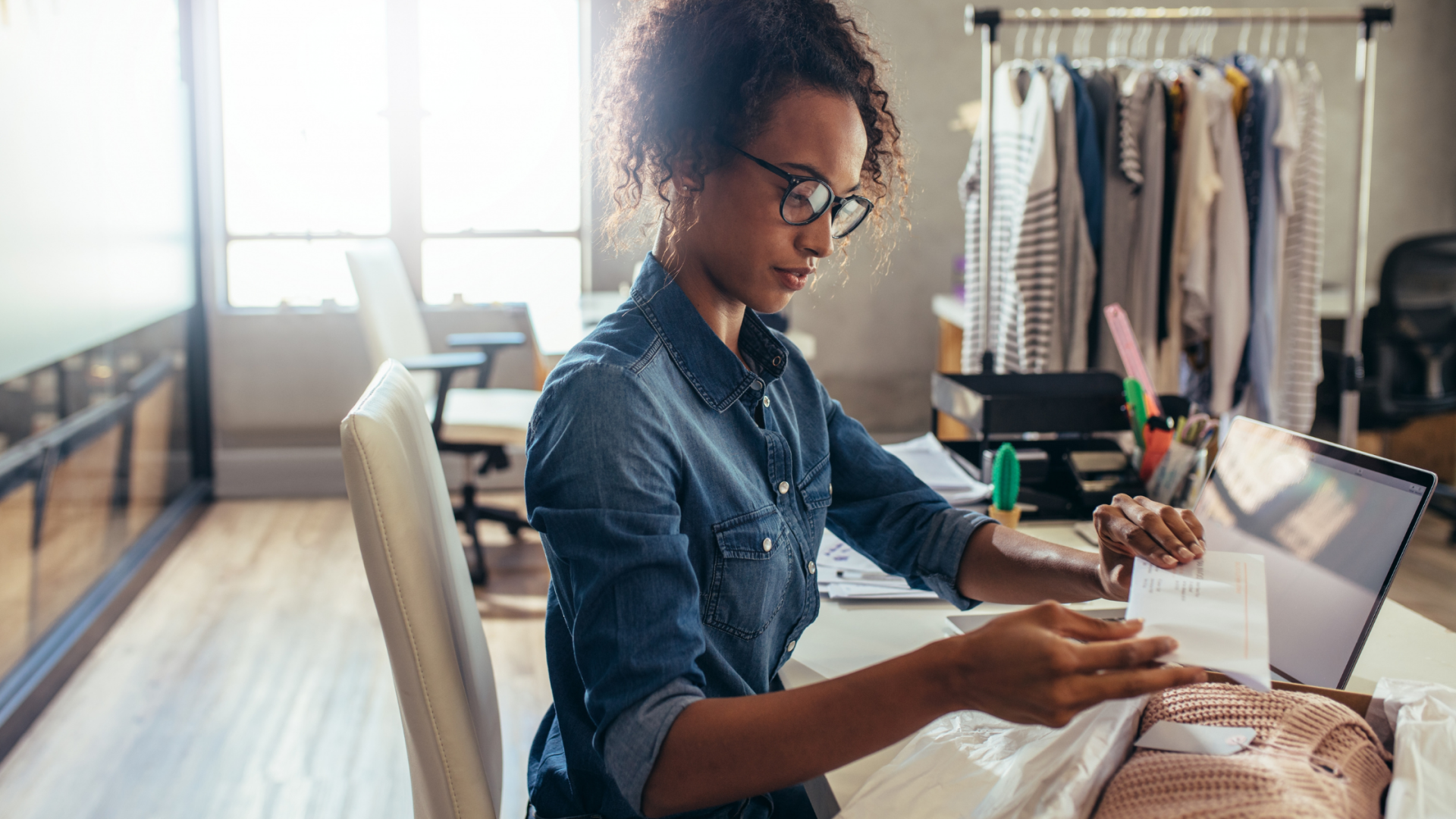 seo basics - woman managing business