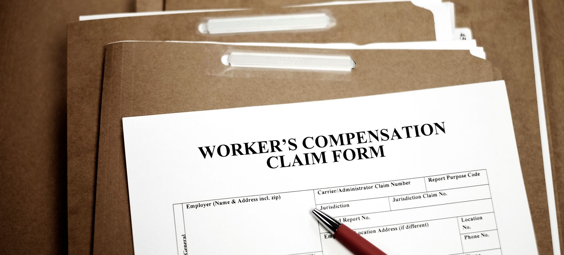 Black card with Worker's Compensation Black card with Worker's Compensation