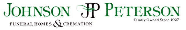 Logo for Johnson Peterson Funeral Homes & Cremation, including the text 