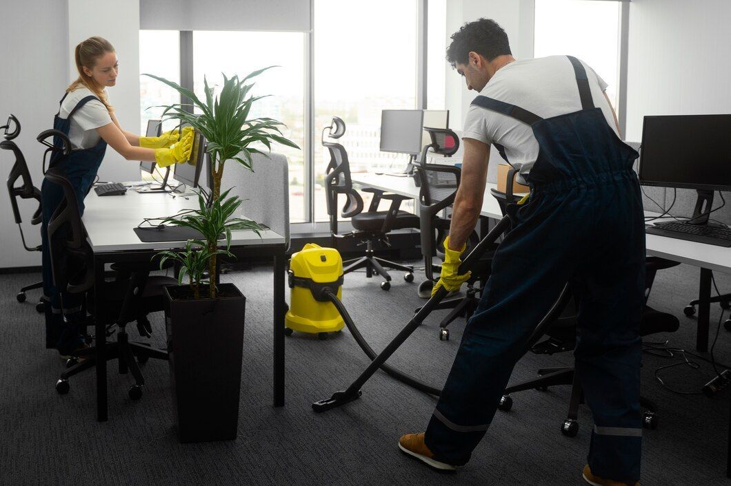 people offering their cleaning services