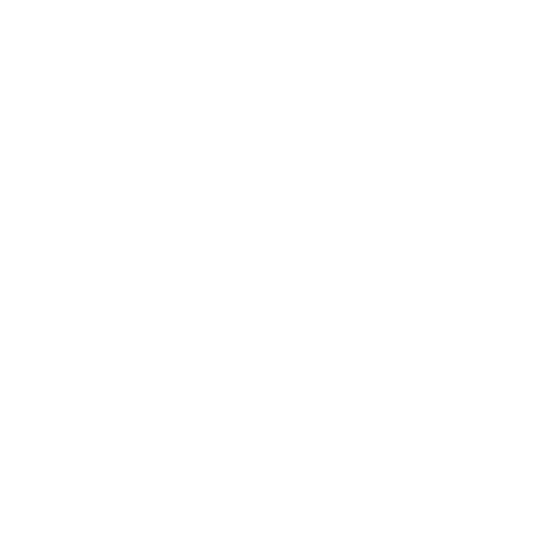 Christos FC logo in white with a lion graphic