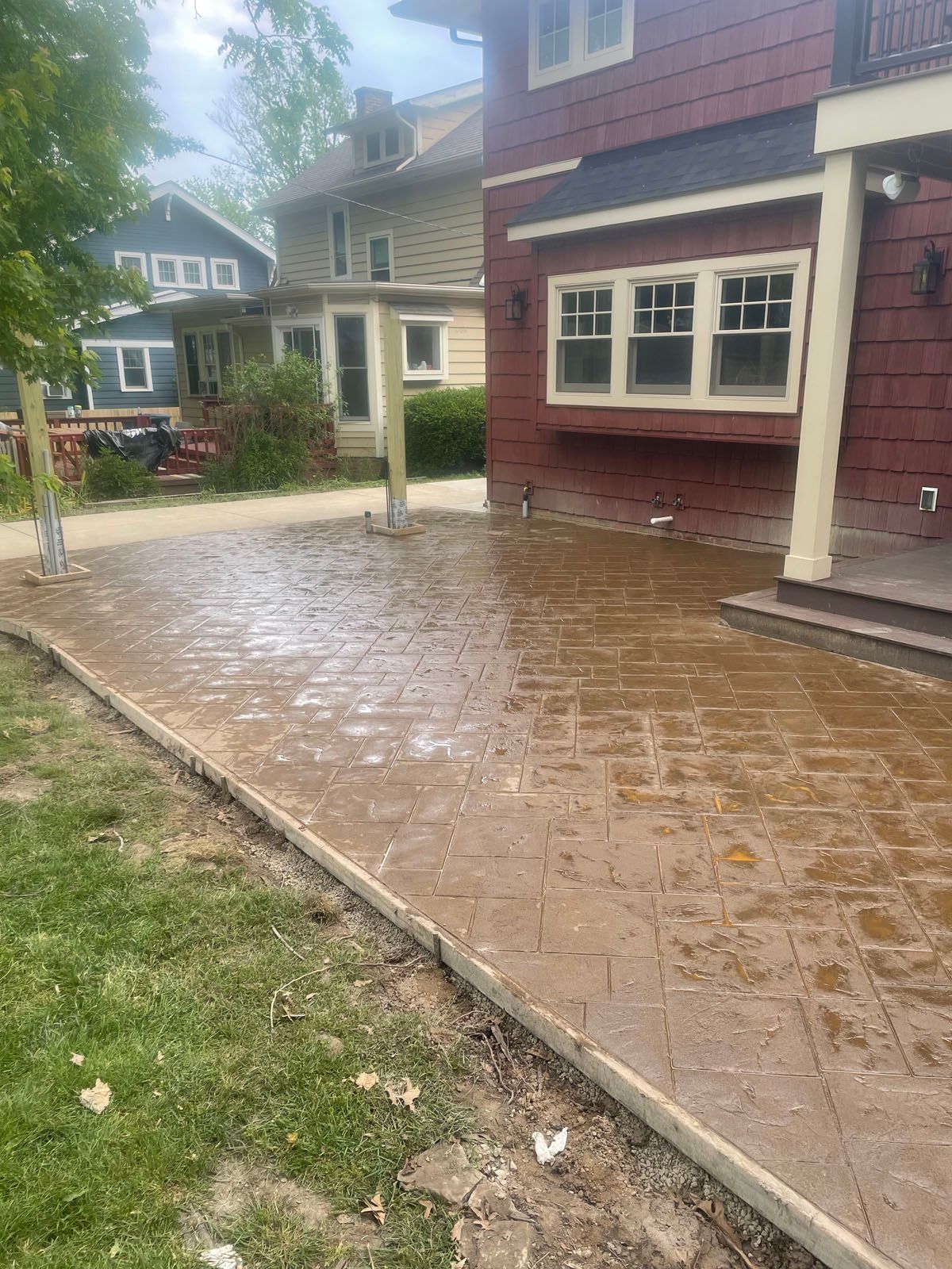 Stamped Concrete Contractors Akron Ohio