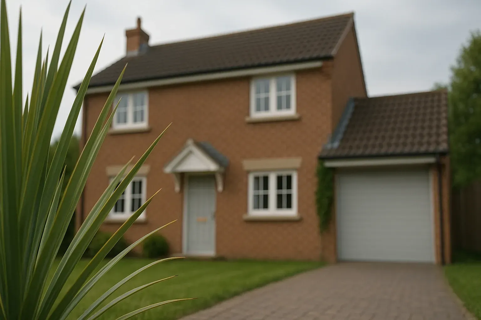 Close-up of Tegula paving blocks with textured surface