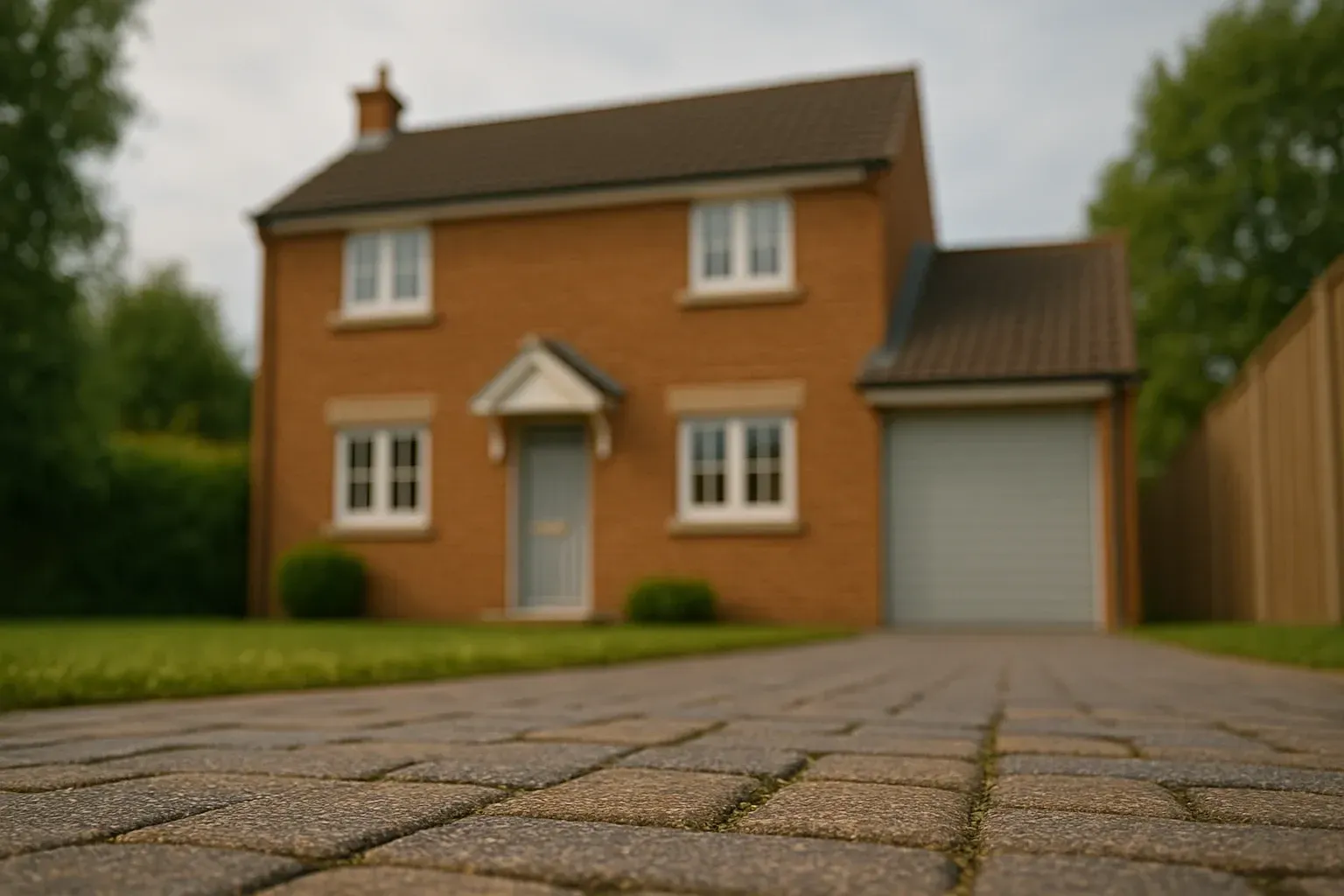Heritage colour Tegula blocks used in Glasgow driveway