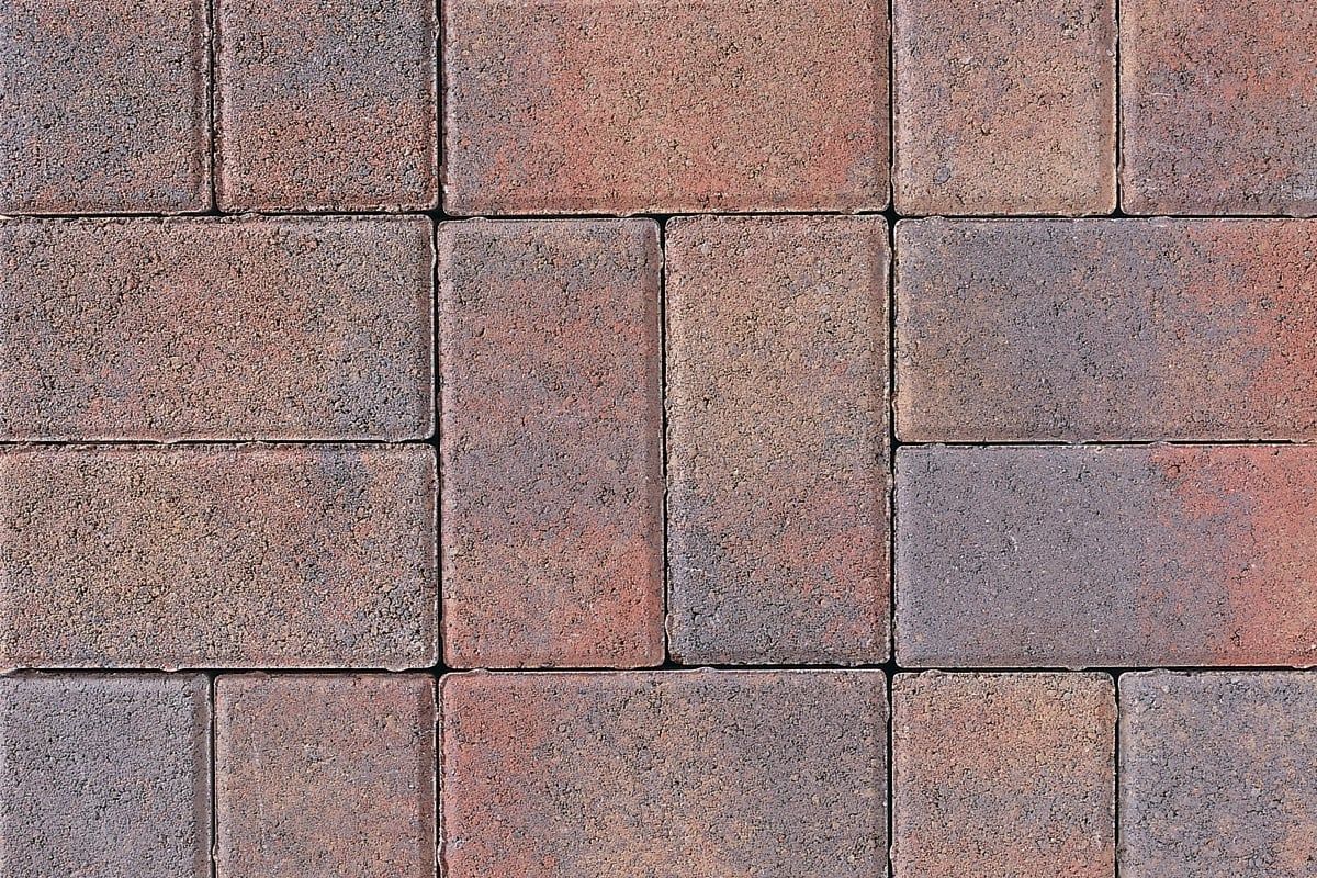 Pedesta rectangular block paving in heather tones for classic monoblock driveway installation in Glasgow