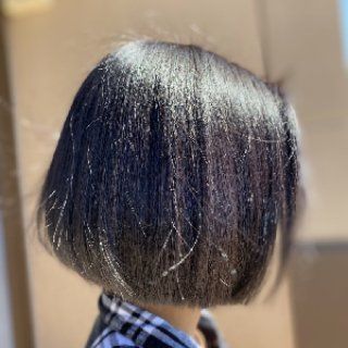 hair cut short black