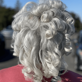 white curls 