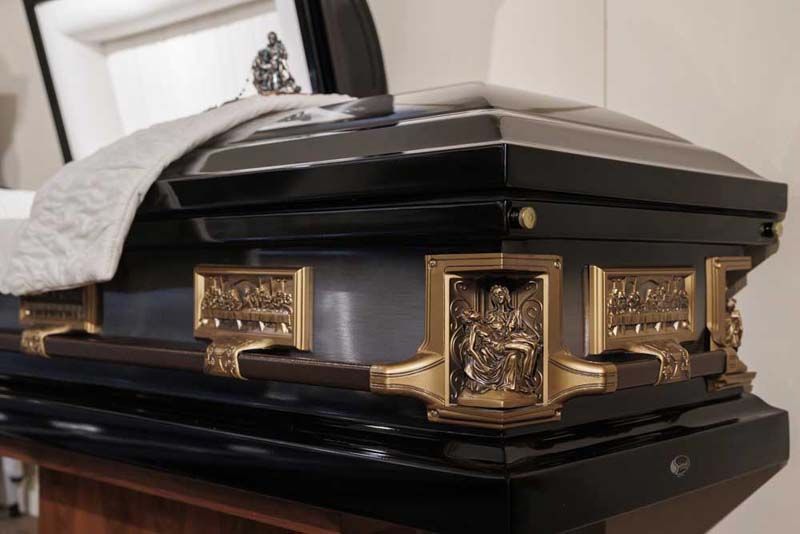 Interior and exterior photos of Cusick Funeral Home in Somerville, NJ
