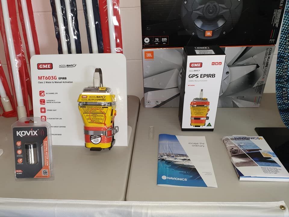 Marine Safety Equipment, Including a Gps Epirb, in a Retail Setting — Tolga Traders in Tolga, QLD