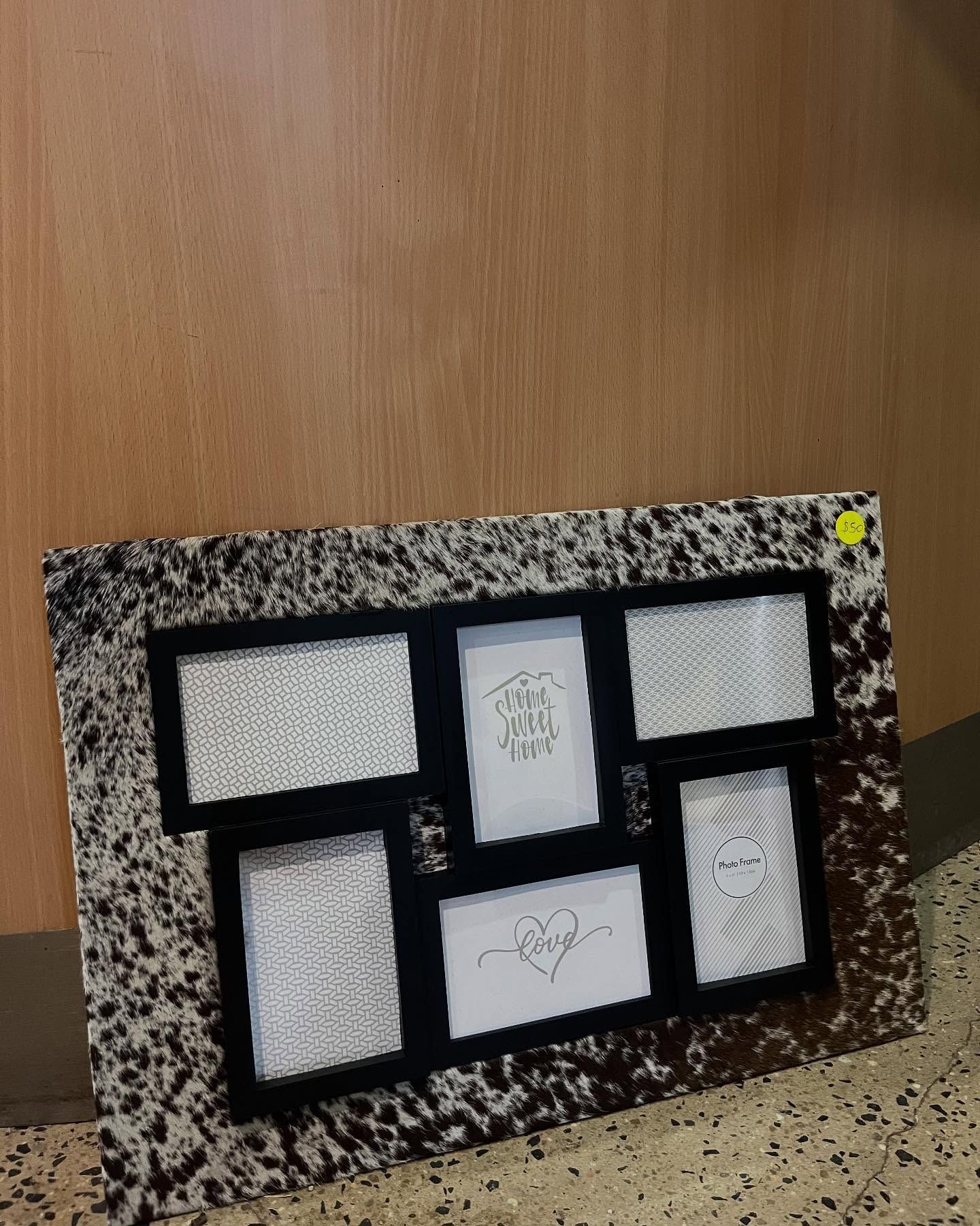 Multi-photo Frame With Black Frames — Tolga Traders in Tolga, QLD 