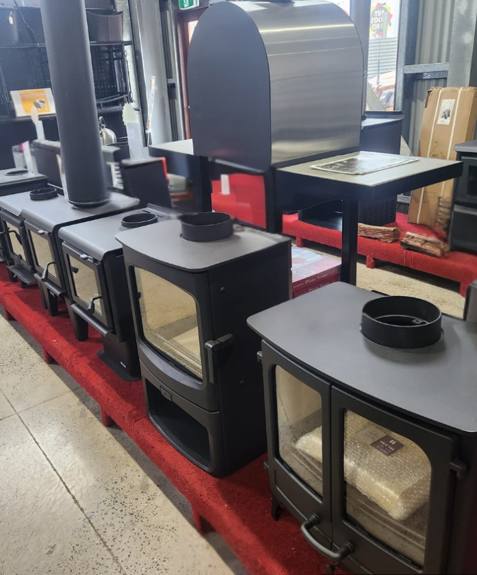 A Black Wood Heater — Tolga Traders in Tolga, QLD
