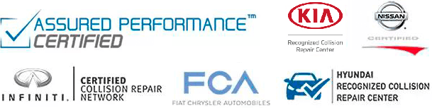 A bunch of logos that say assured performance certified