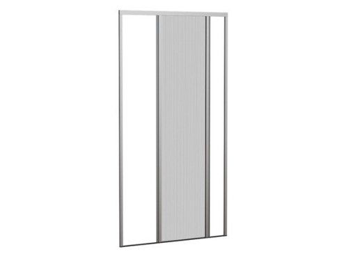Un'immagine di una porta scorrevole in vetro con una zanzariera.