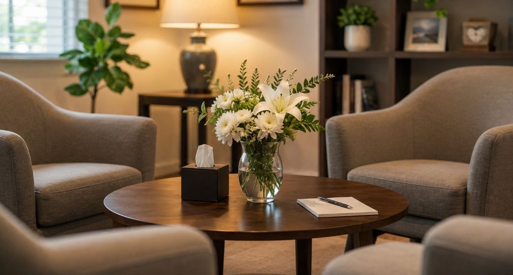 a welcoming space for conversations at Philadelphia, PA funeral homes
