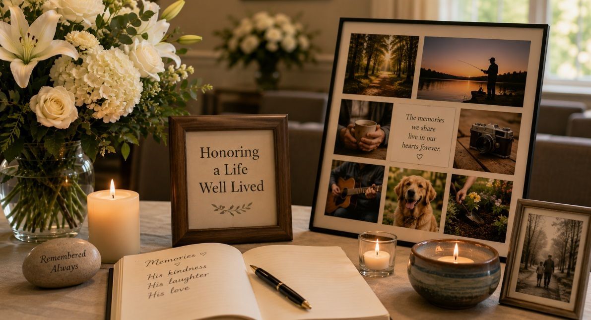 Compassionate cremation memorial setting in Philadelphia, PA.