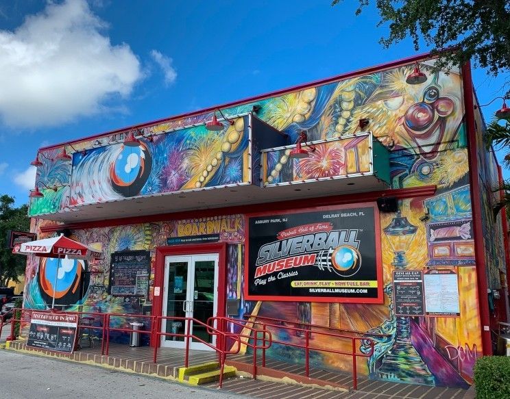 Silverball Pinball Museum in Delray Beach, Florida