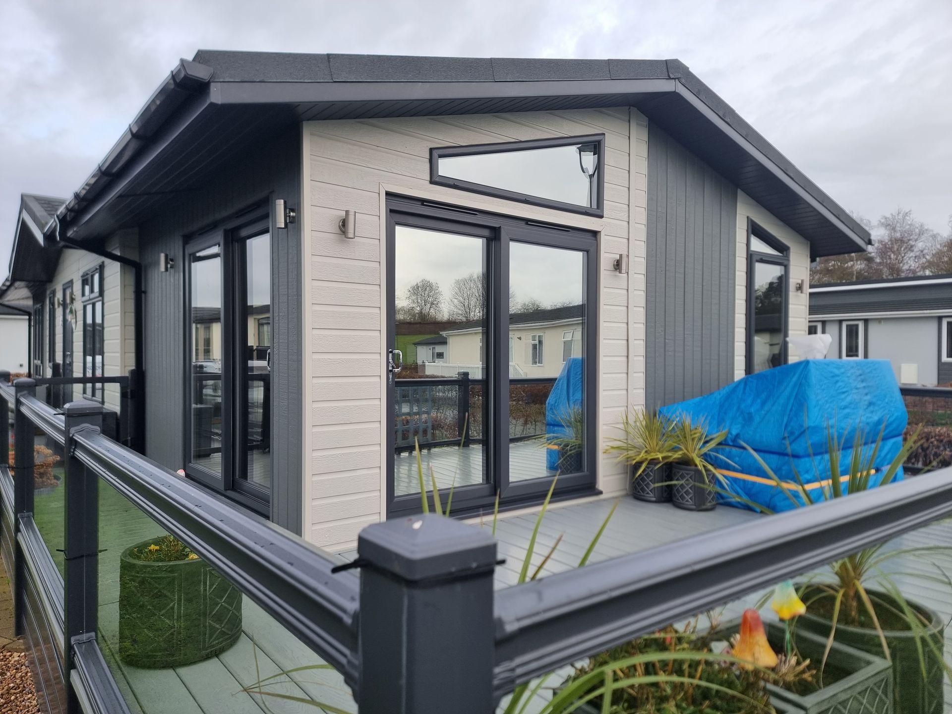caravan with privacy tinted windows