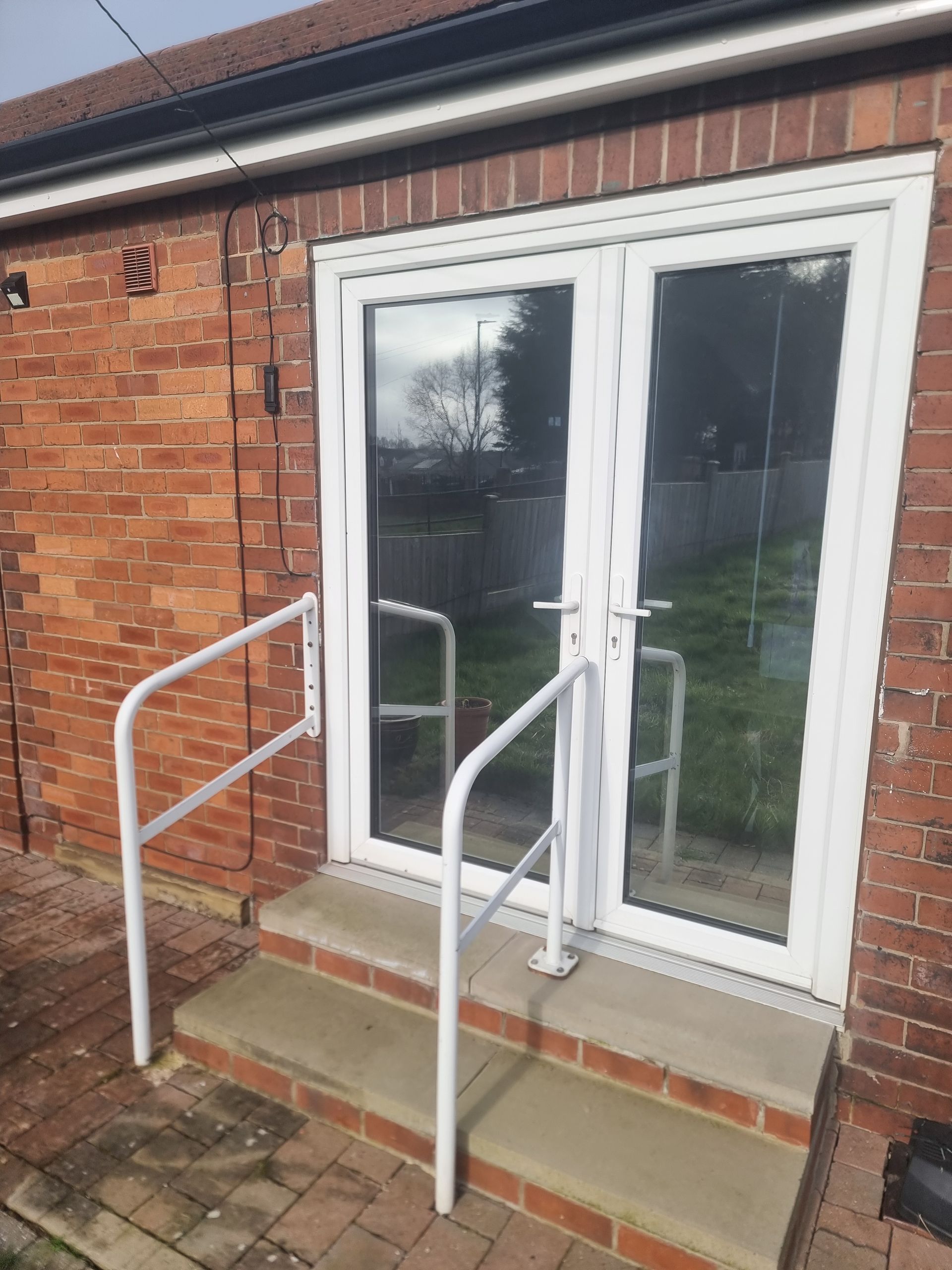 Tinted patio doors