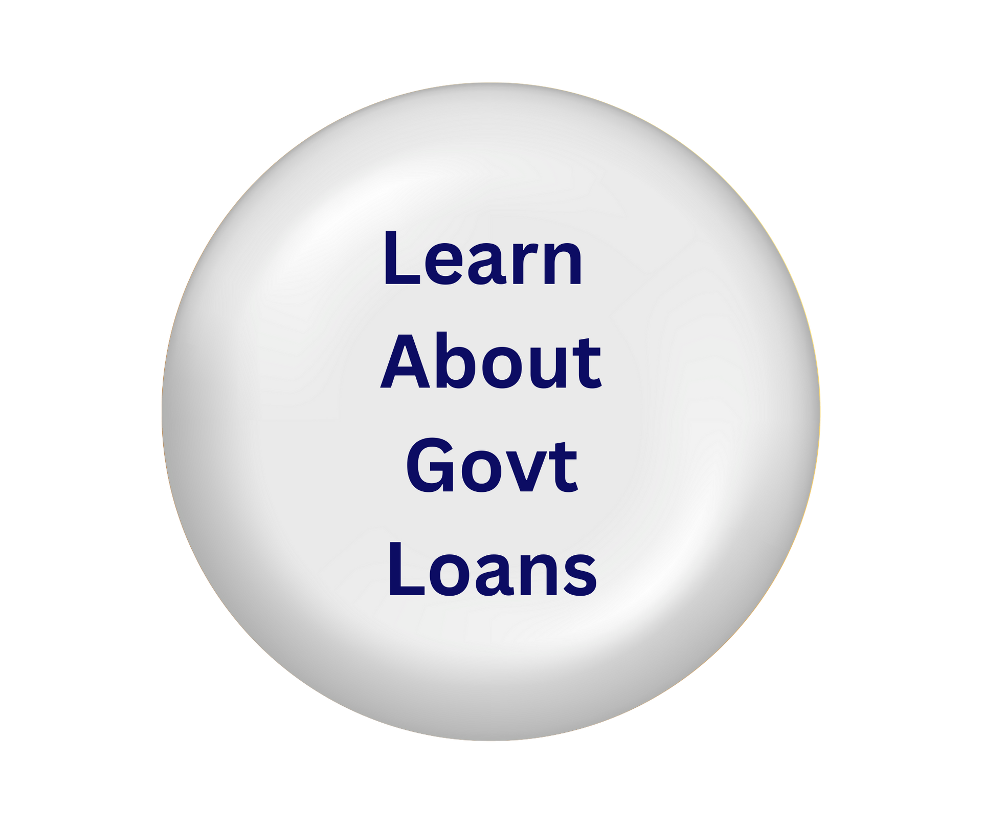 White button with text: Learn About Govt Loans.