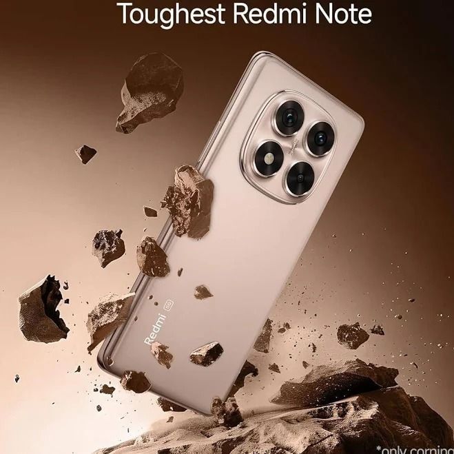 Smartphone Xiaomi Redmi Note 14 Pro en color lavanda, vista frontal y trasera con triple cámara y pantalla de 200 MP.