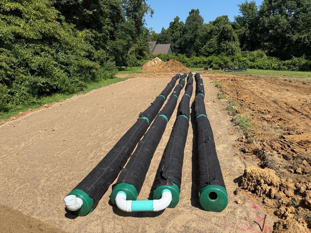 Advanced Enviro-Septic or Presby wastewater treatment system installation 