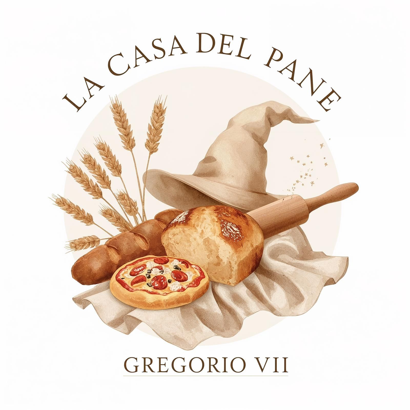 LA CASA DEL PANE GREGORIO VII  Roma logo