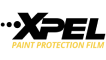 XPEL logo with black “XPEL” text and orange “PAINT PROTECTION FILM” tagline on white background