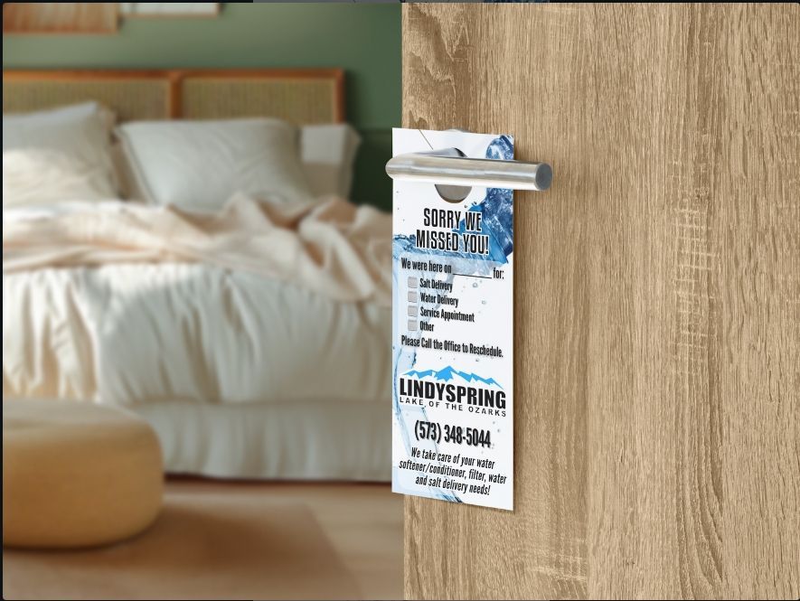 A door hanger for