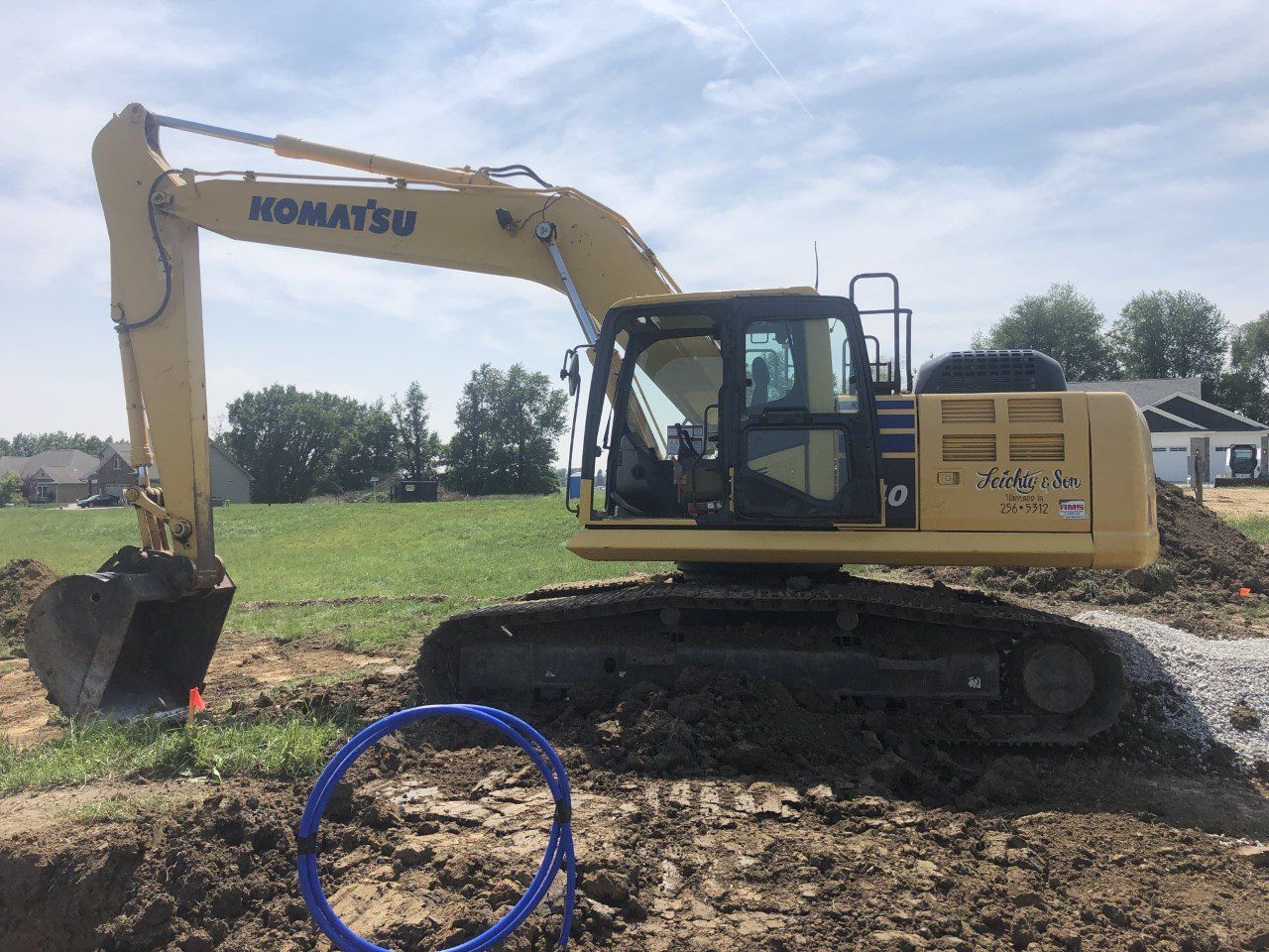 Trailer Truck — Mount Pleasant, IA — Leichty & Son Construction