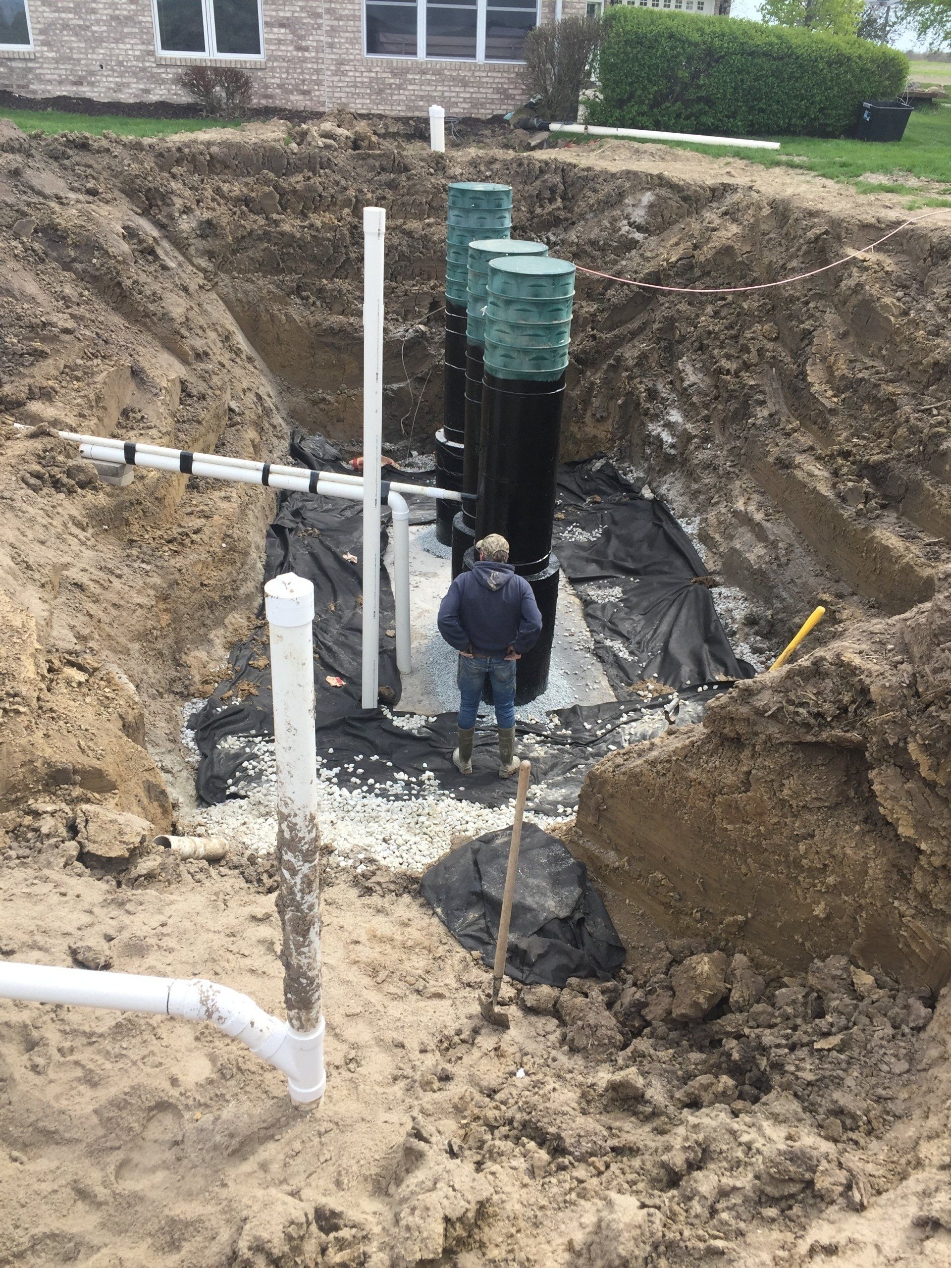 Septic Systems — Mount Pleasant, IA — Leichty & Son Construction