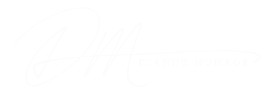 Word Logo scripted font Dianne Munroe Real Estate