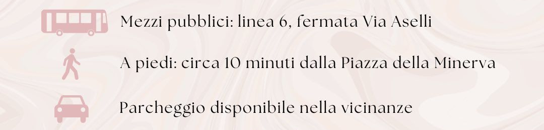 distanze a piedi o con i mezzi dal centro estetico