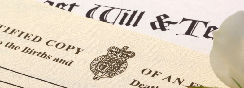 deceased person's will